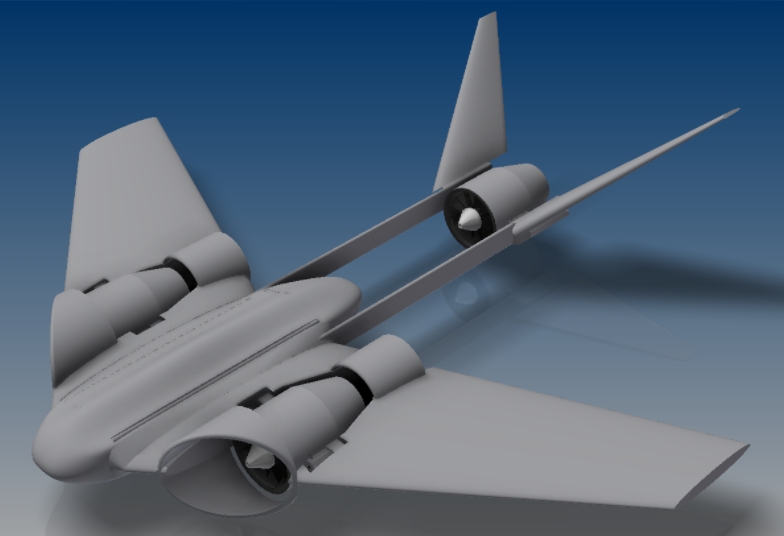 VTOL+Drone��ֱ�𽵟o�˙C����ģ��3D�D��+INVENTOR�OӋ