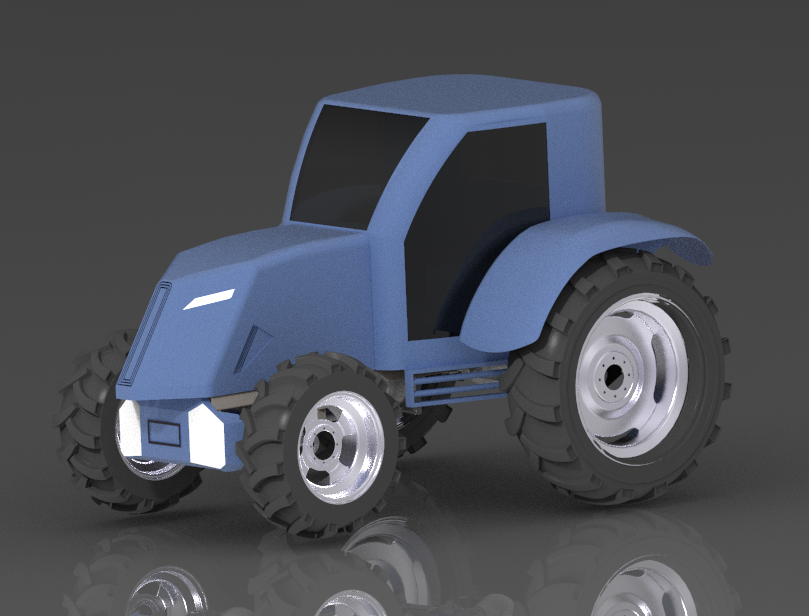 Diorama tractor�����C(j��)��(ji��n)��ģ��3D�D�� STP��ʽ