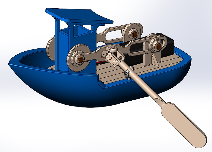 boatС���������ģ��3D�D�� Solidworks�O(sh��)Ӌ(j��)