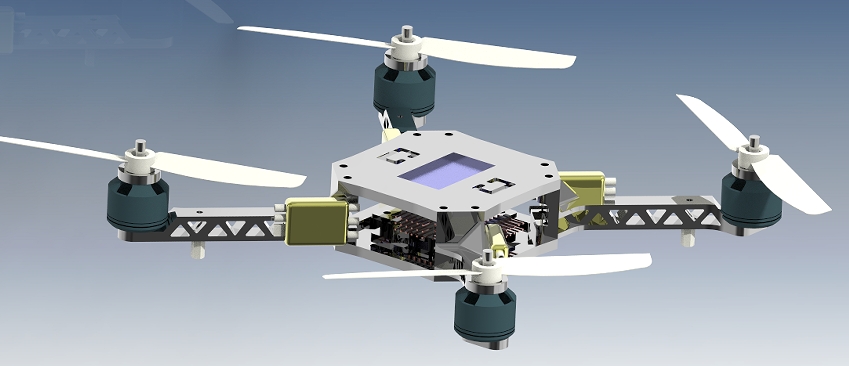 Quadcopter������C�o�˙C3D��ģ�D�� CREO�OӋ