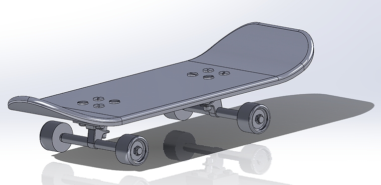 SkateboardС�ͻ��庆��ģ��3D�D�� Solidworks�OӋ