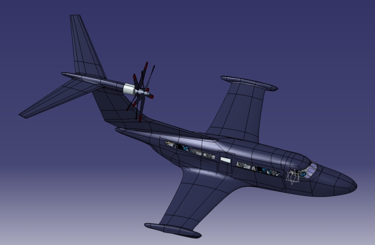 Ekranoplan��Ч�w�������w�C(j��)3D��(sh��)ģ�D�� STP��ʽ