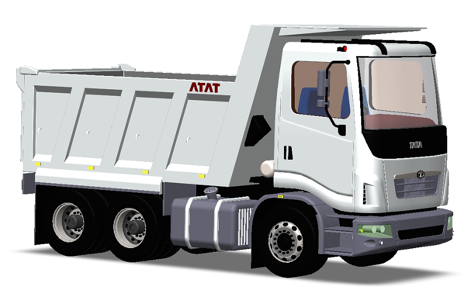 TATA PRIMA 6X4��ж��܇3D�D�� Solidworks�OӋ