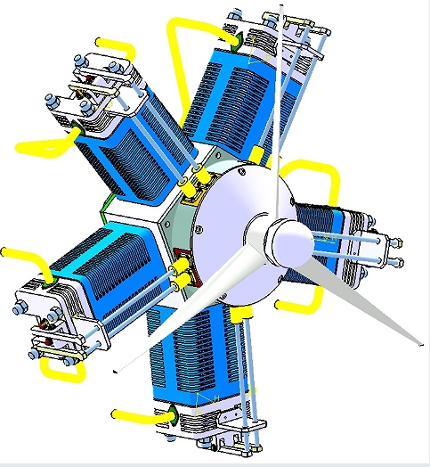 radial-engine-485����l�әC���ΰl�әC3D�D�� igs STP��ʽ