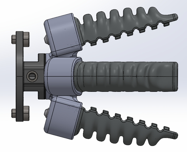 Soft gripperܛ�w����ץ����3D�D�� STEP��ʽ