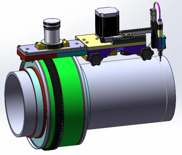 �ܵ����әC����3D��(sh��)ģ�D�� Solidworks21�O(sh��)Ӌ