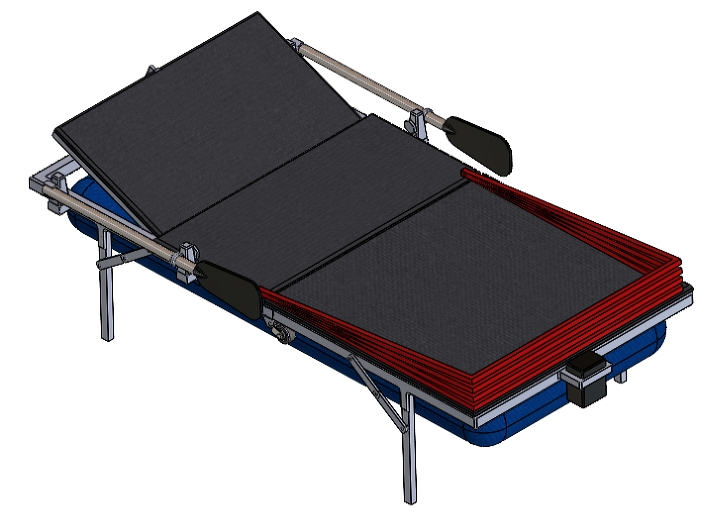 Life Raft���ۯB�������Y��3D�D�� Solidworks�OӋ