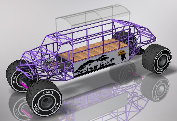 safari monsterԽҰ�^��܇�Y��3D�D�� STP��ʽ