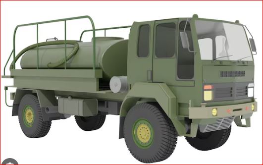 MILITARY WATER TANKER�\(y��n)ˮ��܇3D�D�� STEP��ʽ