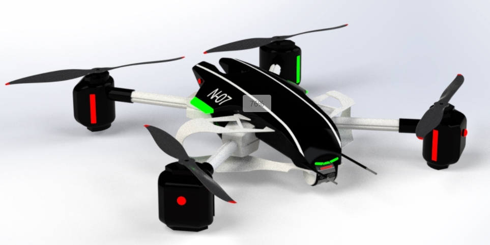 Tactical Droneδ���ɟo�˙C���S�w����3D�D�� Solidworks�OӋ ��STEP