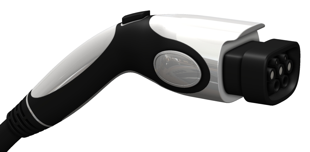 EV Charging Plug늄� ��܇ ��� ���^3D�D�� Solidworks�OӋ ��STEP