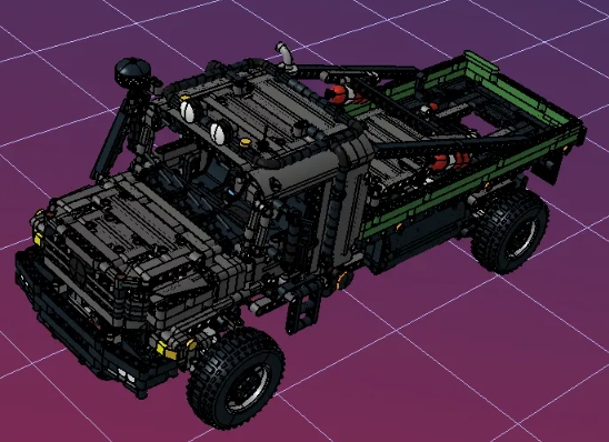 42129���Y4x4ԽҰ��܇ƴ�bģ��3D�D�� STP��ʽ