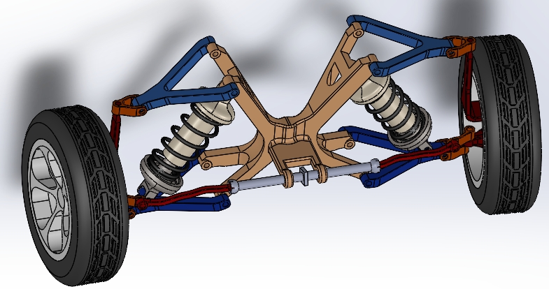 suspension system�Ғ�ϵ�y���׽Y��3D�D�� Solidworks�OӋ