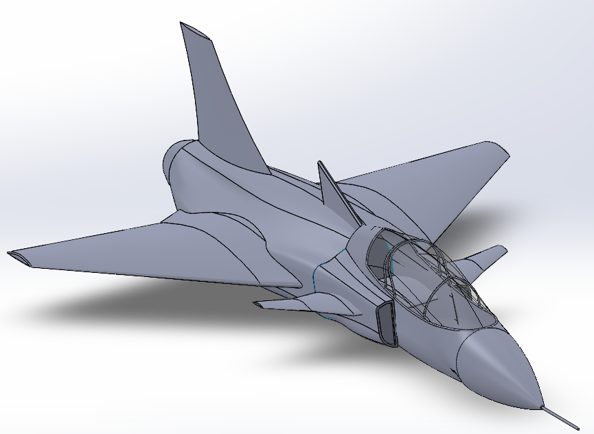JET MODEL����ʽ��(zh��n)�C(j��)��(ji��n)��ģ��3D�D�� Solidworks�O(sh��)Ӌ(j��)
