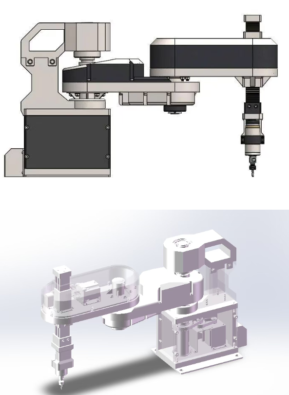 Manh Robot Scara�C(j��)е��3D��(sh��)ģ�D�� STEP��ʽ