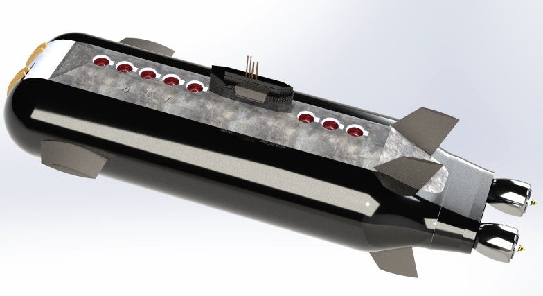 submarineˮ�º��еĝ�ˮͧ��(ji��n)��ģ��3D�D�� IGS��ʽ