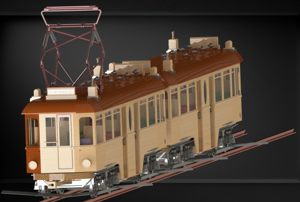 BLAUWE TRAM�{(l��n)�܇3D��(sh��)ģ�D�� STEP��ʽ ��ƽ�湤�̈D