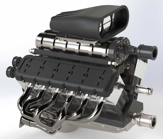 ȫ�ߴ�V12�l�әCģ��3D�D�� STP��ʽ