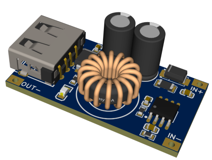 USB QC3.0����Դģ�K3D��ģ�D�� STEP��ʽ